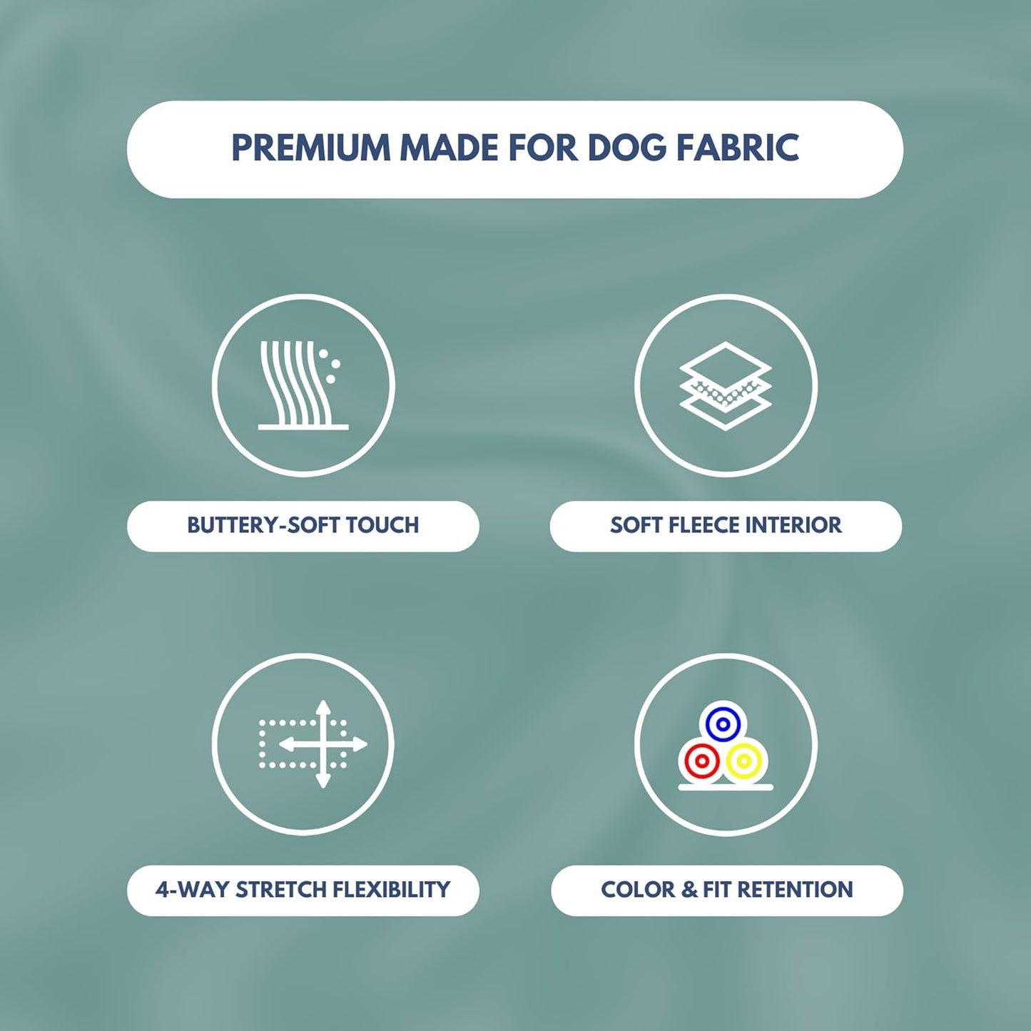 Spark Paws Dog Hoodie – Premium Dog Sweater for Small, Medium, and Large Dogs | Warm Outfits for French Bulldogs, Pitbull, Puppy, Winter Jacket Alternative - Teal - 2XL