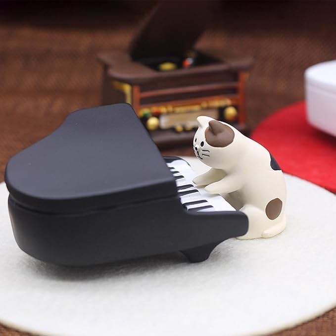 Cat Figurines Miniature Cat Figurines Cat Gifts for Cat Lovers Cute Decor for Home Office