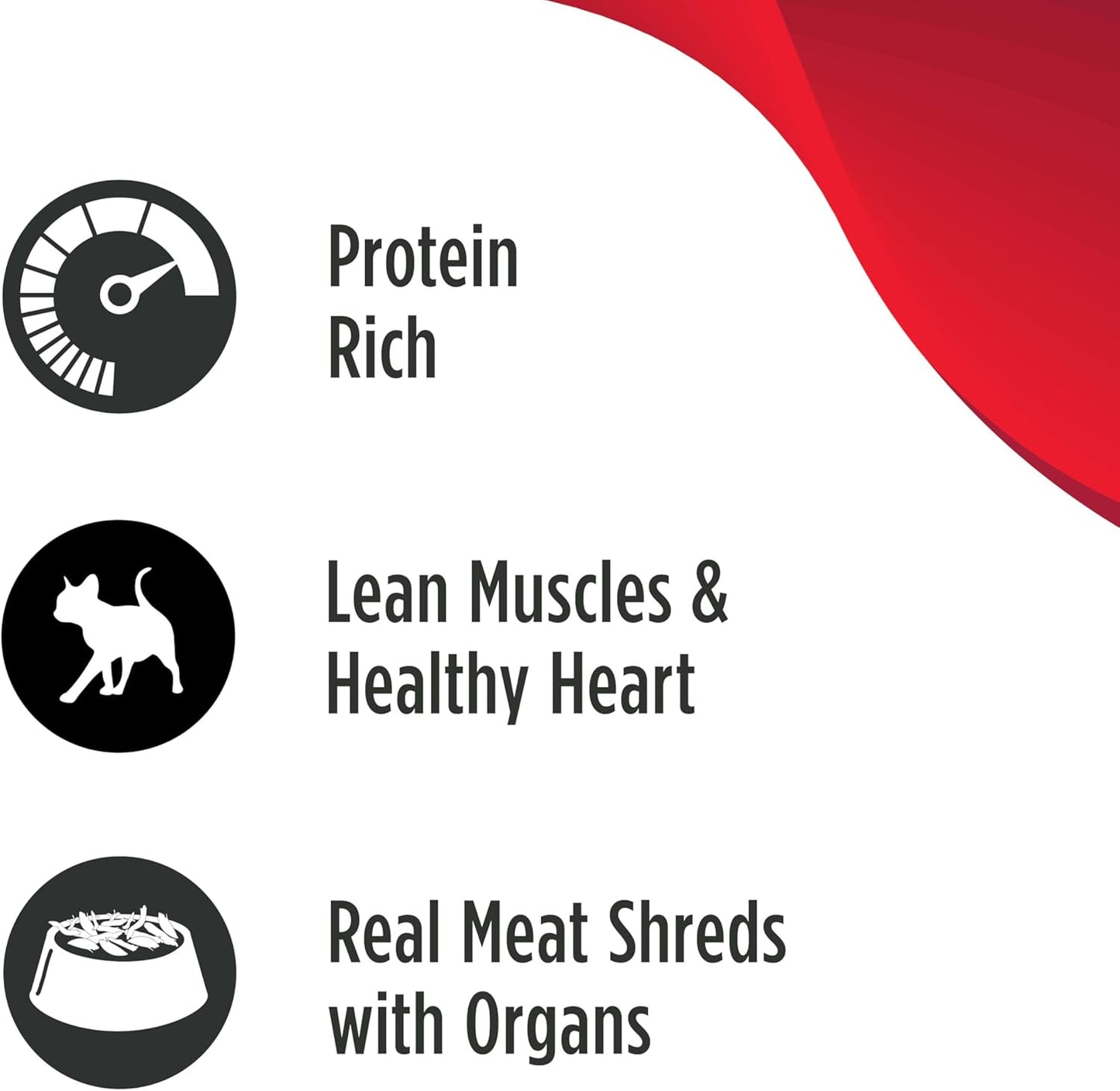 Nulo Real Shreds with Organ Meat Wet Canned Cat Food, Chicken & Lamb, 6.0 Ounce, 8 Cans