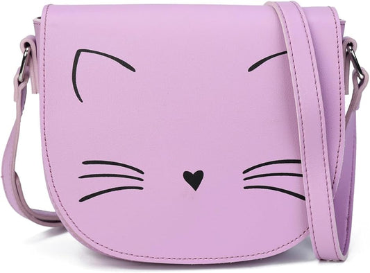 Gladdon Crossbody Bags for Teen Girls Small Fashion Preteen Purses Cat Birthday Gift for Girl