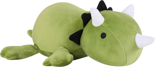 SQEQE Weighted Dinosaur Plush, Weighted Dinosaur Stuffed Animal, Weighted Dinosaur Plushies Weighted Dino Pillow Toy Gift for Kids Adults 9.8 Inch, 0.8 Lbs