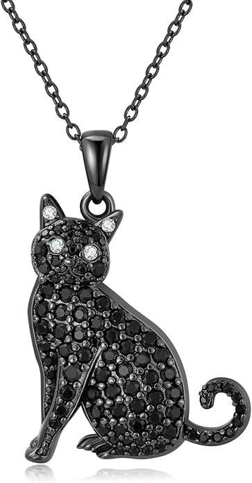 Cat Necklaces 13 Breeds of Cats Necklaces S925 Sterling Silver Cat Pendant for Women
