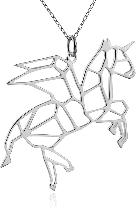 FashionJunkie4Life Dainty Origami Animal Pendant Necklaces