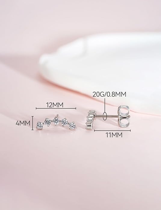 Limerencia G23 Pure Titanium Hypoallergenic Earrings | F136 Implant Grade Titanium Jewelry for Sensitive Ears