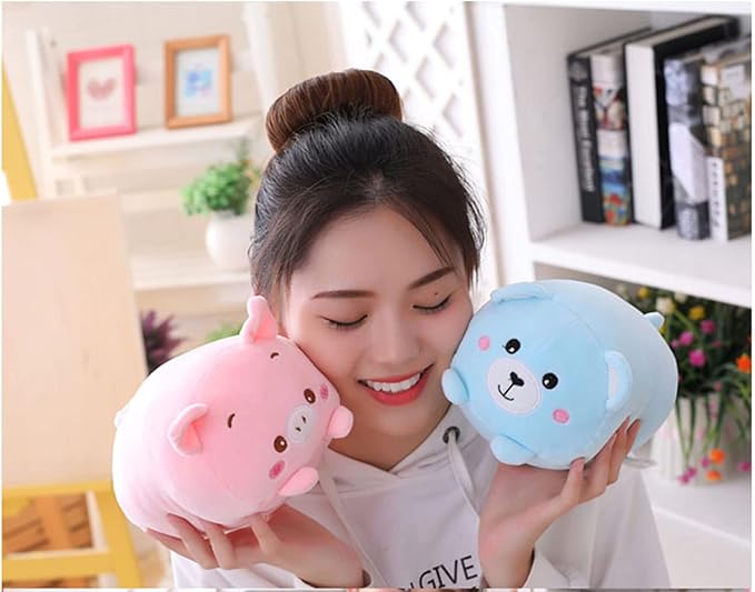 Cute Plush Squishy Animal Pig, Super Soft Hugging Toy, Kids Kawaii Sleeping Pillow, 8-Inch