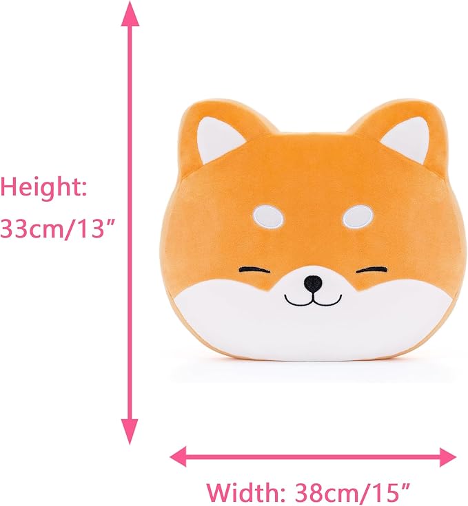 Lazada Kids Pillow Corgi Plush Pillows Toy Soft Gift Baby Girl Gifts Gray 15 Inches…