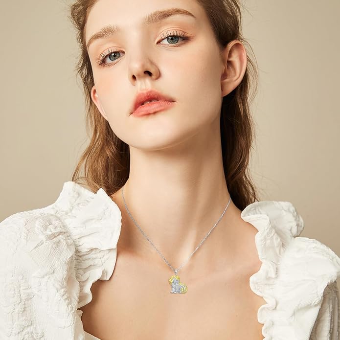 Cat Necklaces 13 Breeds of Cats Necklaces S925 Sterling Silver Cat Pendant for Women