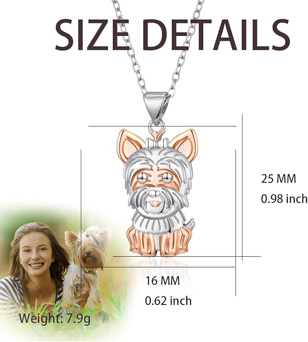 Penguin/Elephant/Frog Mushroom/Cat/Fox/Highland Cow/Axolotl/Yorkie Necklace Jewelry for Women Birthday Christmas Gifts