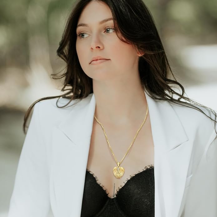 Picture Locket Necklace for Women Men Rose 14K Real Gold 925 Sterling Silver Jewelry Heart Locket Necklace that Holds Pictures Tree of Life Viking Wolf Celtic Knot St Christopher St Michael Pendant