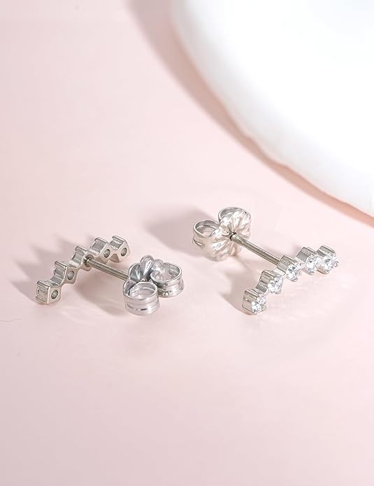 Limerencia G23 Pure Titanium Hypoallergenic Earrings | F136 Implant Grade Titanium Jewelry for Sensitive Ears