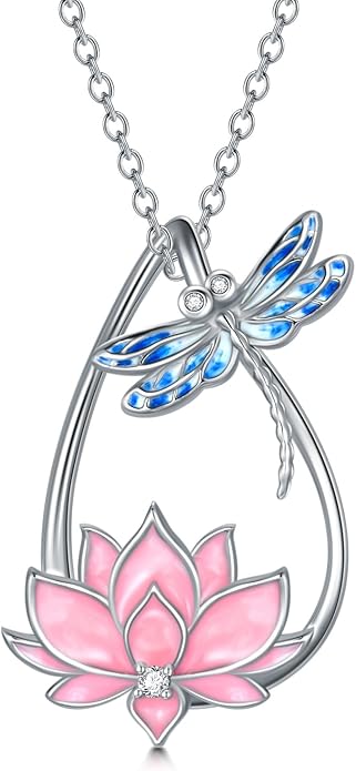 925 Sterling Silver Lab Grown Diamond Animal Necklace Cat/Bear/Bee/Dolphin/Dragonfly/Horse/Hummingbird/Koala/Parrot/Penguin/Pigeon/Sea Turtle/Starfish Lab Grown Diamond Necklace Gift for Women