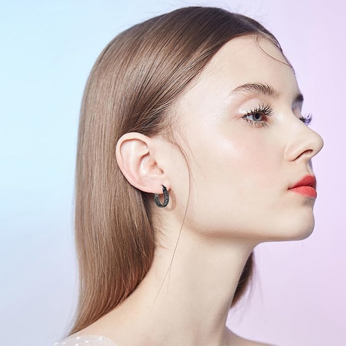 Paw Earrings 925 Sterling Silver Paw Hoop Earrings Cat Dog Jewelry Gifts for Women