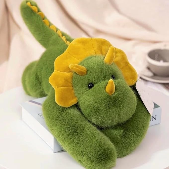 Ryttir 17.7" Chubbier Large Dinosaur Stuffed Animal,Soft Dinosaur Plush Stuffed Dinosaur Pillow for Kids and Adults - Perfect Christmas Décor Dinosaur Gifts for Cuddling and Room Decoration