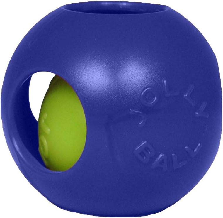 Jolly Pets Teaser Ball Dog Toy, Extra Large/10 Inches, Blue (1510 BL)