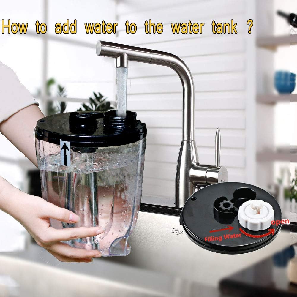 Coospider 3.8L Reptile Fogger Mister, Quiet Reptile Humidifier for Reptiles Tank, Terrarium Humidifiers with Extended Tube, Automatic Reptile Misting System for Reptiles Amphibians Herps Vivarium