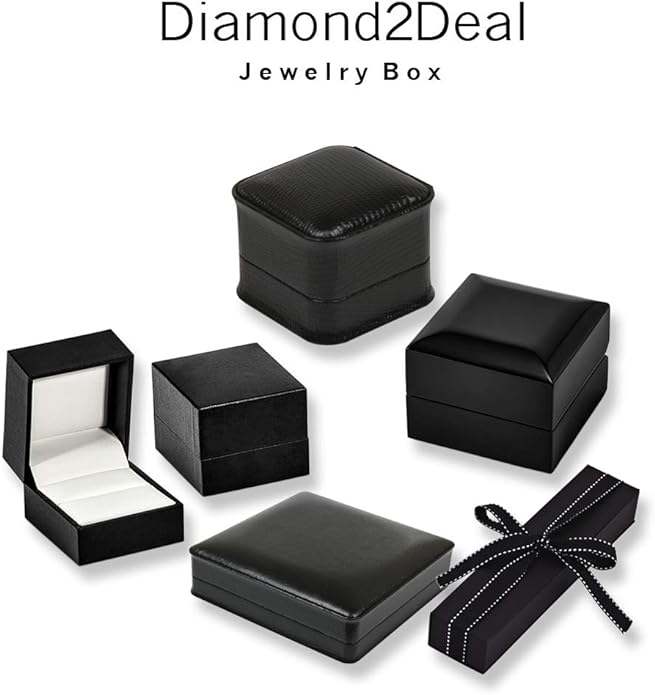 Diamond2Deal 10K Solid Gold Diamond Dog Paw Print Pendant Rope Chain Necklace 18inch (1/8Ct/ I2,H-I)