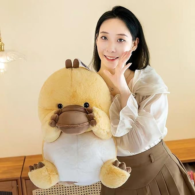 Ryttir 11.8" Chubbier Large Duck Stuffed Animal,Soft Duck Plush Stuffed Duck Pillow for Kids and Adults - Perfect Christmas Décor Duck Gifts for Cuddling and Room Decoration