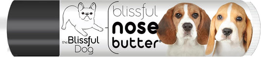 The Blissful Dog Beagle Nose Butter for Dry, Cracked Skin, Lick-Safe Dog Nose Balm with Moisturizing Shea Butter, Almond, Olive, and Essential Oils, Pet Supplies, Uncented, 0.15 oz.