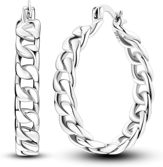 NARMO 925 Sterling Silver Hoop Earrings for Women Hypoallergenic Lightweight Simple Huggie Hoop Earrings Twisted Hoop Earrings Colorful Cubic Zirconia Hoop Earrings Rainbow Hoop Earrings