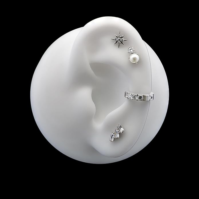 Limerencia G23 Pure Titanium Hypoallergenic Earrings | F136 Implant Grade Titanium Jewelry for Sensitive Ears