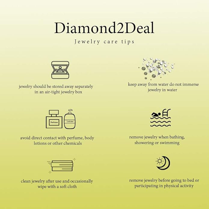 Diamond2Deal 10K Solid Gold Diamond Dog Paw Print Pendant Rope Chain Necklace 18inch (1/8Ct/ I2,H-I)