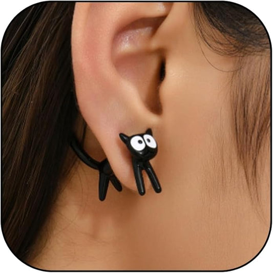 Cat Earrings for Women Trendy Stuff Mothers Day Gifts Funny Animal Stud Earrings Jewelry Gifts for Cat Lovers Birthday Christmas