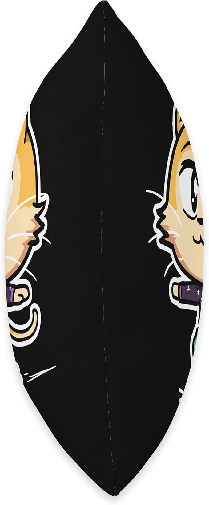 Cute Kawaii Cat Figure Skating Ice Skater Cat Lover Throw Pillow