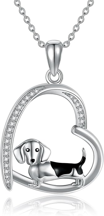 MONGAS Penguins/Guinea Pig/Pig/Fox/Corgi/Frog/Bunny/Koala8/Cow/French Bulldog Necklaces Penguin Gifts 925 Sterling Silver Hugging Penguins Cute Animal Jewelry for Women Sister