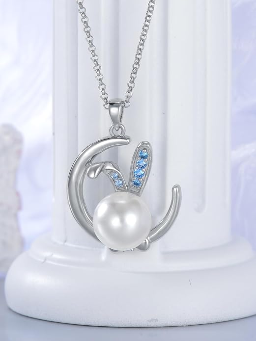 Dorunmo Animal Necklace 925 Sterling Silver Owl/Sloth/Axolotl/Dolphin Necklace Celtic Knot Pendant Birthday Anniversary Animal Jewelry for Women Friends Animals Lover