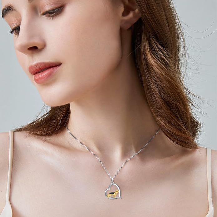 Capybara/Squirrel/Chihuahua Necklace Sterling Silver Chihuahua Squirrel Jewelry Capybara Gifts for Women