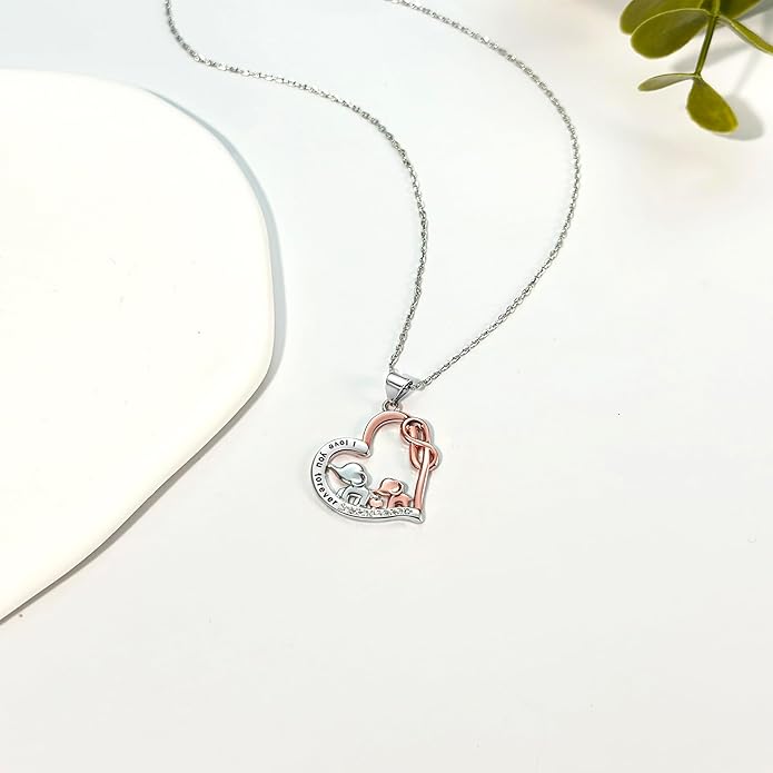 Penguin/Elephant/Frog Mushroom/Cat/Fox/Highland Cow/Axolotl/Yorkie Necklace Jewelry for Women Birthday Christmas Gifts