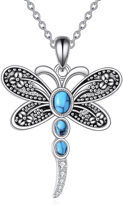 POPLYKE Spider/Butterfly/Fox/Killer Whale/Pande/Shark/Cat/Owl/Mermaid/Dragonfly Necklace 925 Sterling Sliver Animal Necklace Pendant Jewelry Gifts for Women