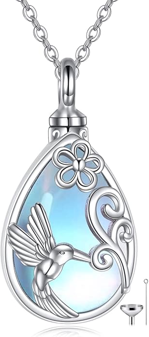 Butterfly/Dragonfly Urn Necklace for Ashes 925 Sterling Silver Celtic Knot Butterfly/Dragonfly Pendant Cremation Keepsake Necklace for Women Jewelry