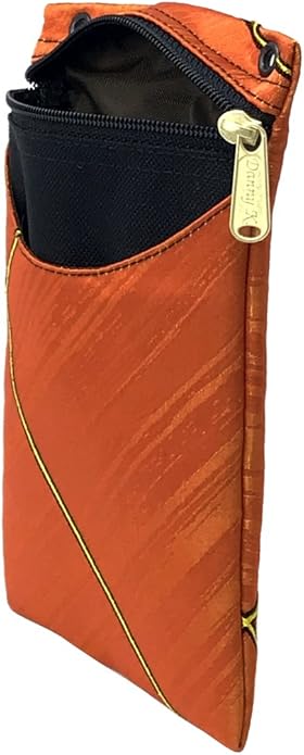 Danny K. Women's Tapestry Crossbody Cell Phone or Passport Purse, Handmade in USA