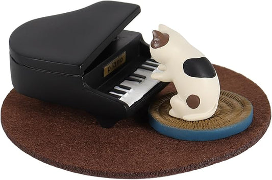 Cat Figurines Miniature Cat Figurines Cat Gifts for Cat Lovers Cute Decor for Home Office