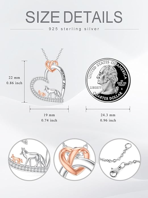 Mothers Day Gift for Mom 925 Sterling Silver Mama Bear/Dinosaur/Cat/Bird/Chicken Necklace with 1 2 3 4 5 Cubs Jewelry for Women Wife Grandma