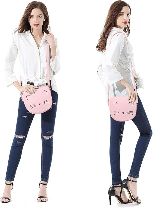 Gladdon Crossbody Bags for Teen Girls Small Fashion Preteen Purses Cat Birthday Gift for Girl