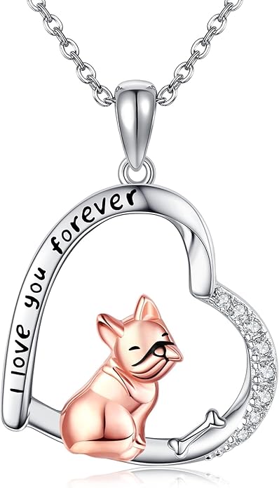 MONGAS Penguins/Guinea Pig/Pig/Fox/Corgi/Frog/Bunny/Koala8/Cow/French Bulldog Necklaces Penguin Gifts 925 Sterling Silver Hugging Penguins Cute Animal Jewelry for Women Sister