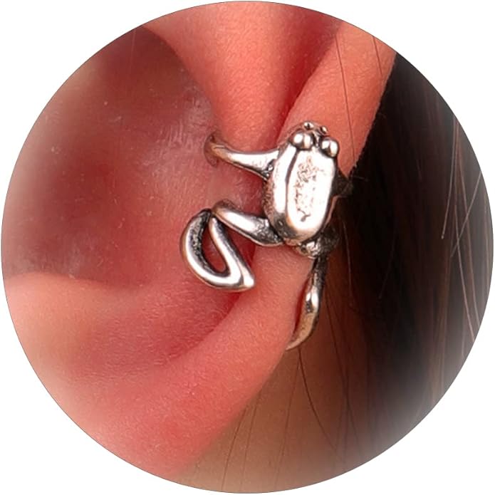 Frog Earrings for Women Mothers Day Gifts Vintage Frogs Shaped Stud Earrings Funny Cute 3D Animal Earrings Jewelry Gifts