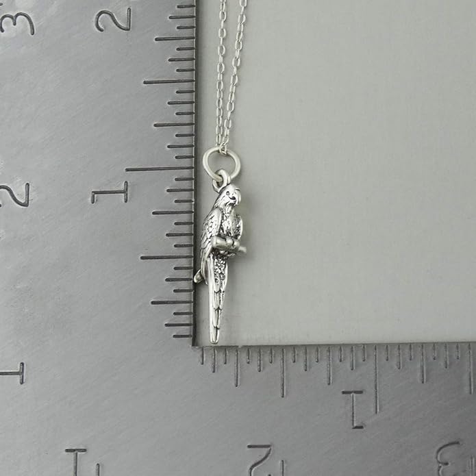 FashionJunkie4Life Sterling Silver Bird Pendant Necklaces for Women