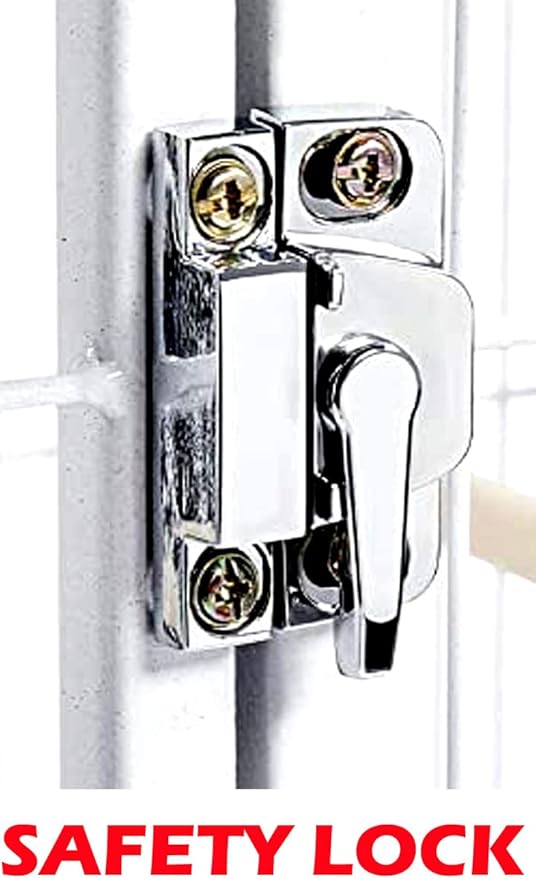 Extra Large Castle PlayTop Parrot Rolling Cage for Large Macaws Cockatoos African Grey Amazon (32" L x 23" W x 66" H WhiteVein)