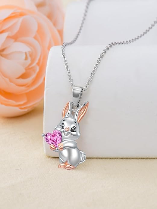 Dorunmo Animal Necklace 925 Sterling Silver Owl/Sloth/Axolotl/Dolphin Necklace Celtic Knot Pendant Birthday Anniversary Animal Jewelry for Women Friends Animals Lover
