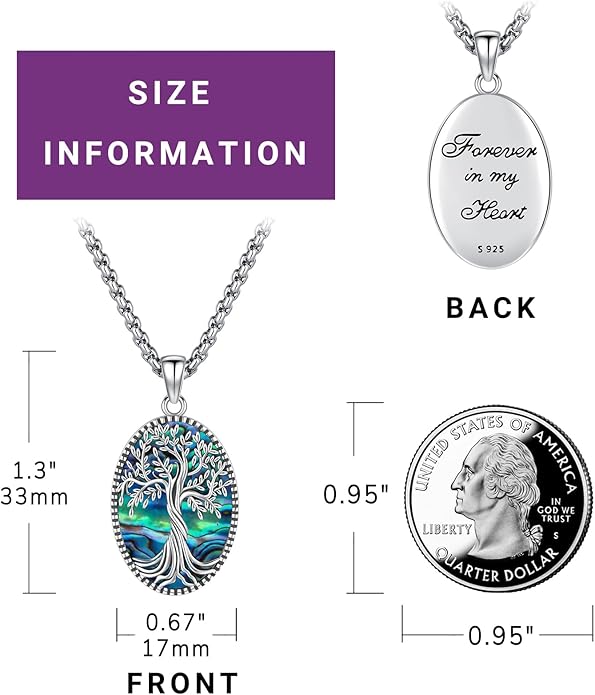 Picture Locket Necklace for Women Men Rose 14K Real Gold 925 Sterling Silver Jewelry Heart Locket Necklace that Holds Pictures Tree of Life Viking Wolf Celtic Knot St Christopher St Michael Pendant