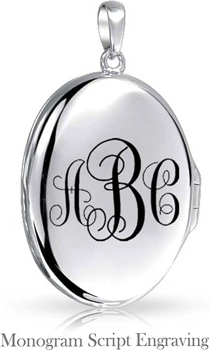 Personalized Custom Engraved Holds Picture Vintage Antique Style Simulated Black White Onyx Sitting Kitten Oval Cat Cameo Photo Locket Pendant Necklace For Women Teen .925 Sterling Silver