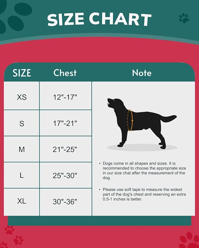 MIDOG No-Pull Dog Harness | Adjustable & Reflective Pet Harness Leash Set for Small Medium Large Dogs Walking, Training| No Choke, Front Clip, Soft Padded Vest with Easy Control Handle - Red, XL