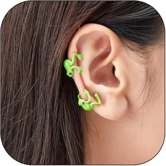 Frog Earrings for Women Mothers Day Gifts Vintage Frogs Shaped Stud Earrings Funny Cute 3D Animal Earrings Jewelry Gifts
