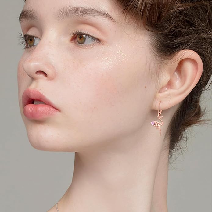YFN Sterling Silver Animal Dangle Drop Earrings for Women Sloth/Cat/Bat Earrings Jewelry Gifts Halloween Earrings Jewelry