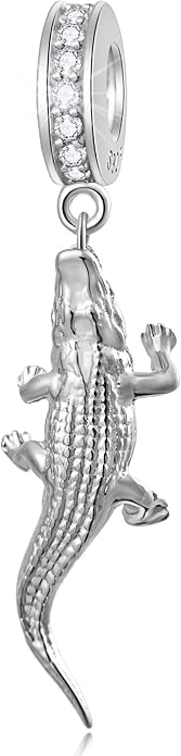 GEMDAZZ Animal Theme Charms in 925 Sterling Silver, Cute 3D Polar Bear, Frog, Cicada, Ladybug, Bee, Dragonfly Beads fit European Women Bracelet, Gift for Birthday/Christmas/Friends/Mom/Lover