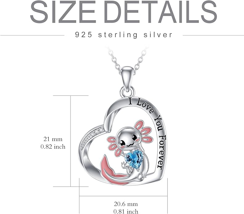 WINNICACA Sterling Silver Cat/Ladybugs/Cow/Cardinal/Hummingbird/Dragonfly Necklace for Women Exquisite Jewelry Gifts for Birthday, Christmas Gifts for Mother and Daughter