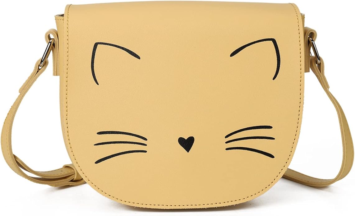 Gladdon Crossbody Bags for Teen Girls Small Fashion Preteen Purses Cat Birthday Gift for Girl